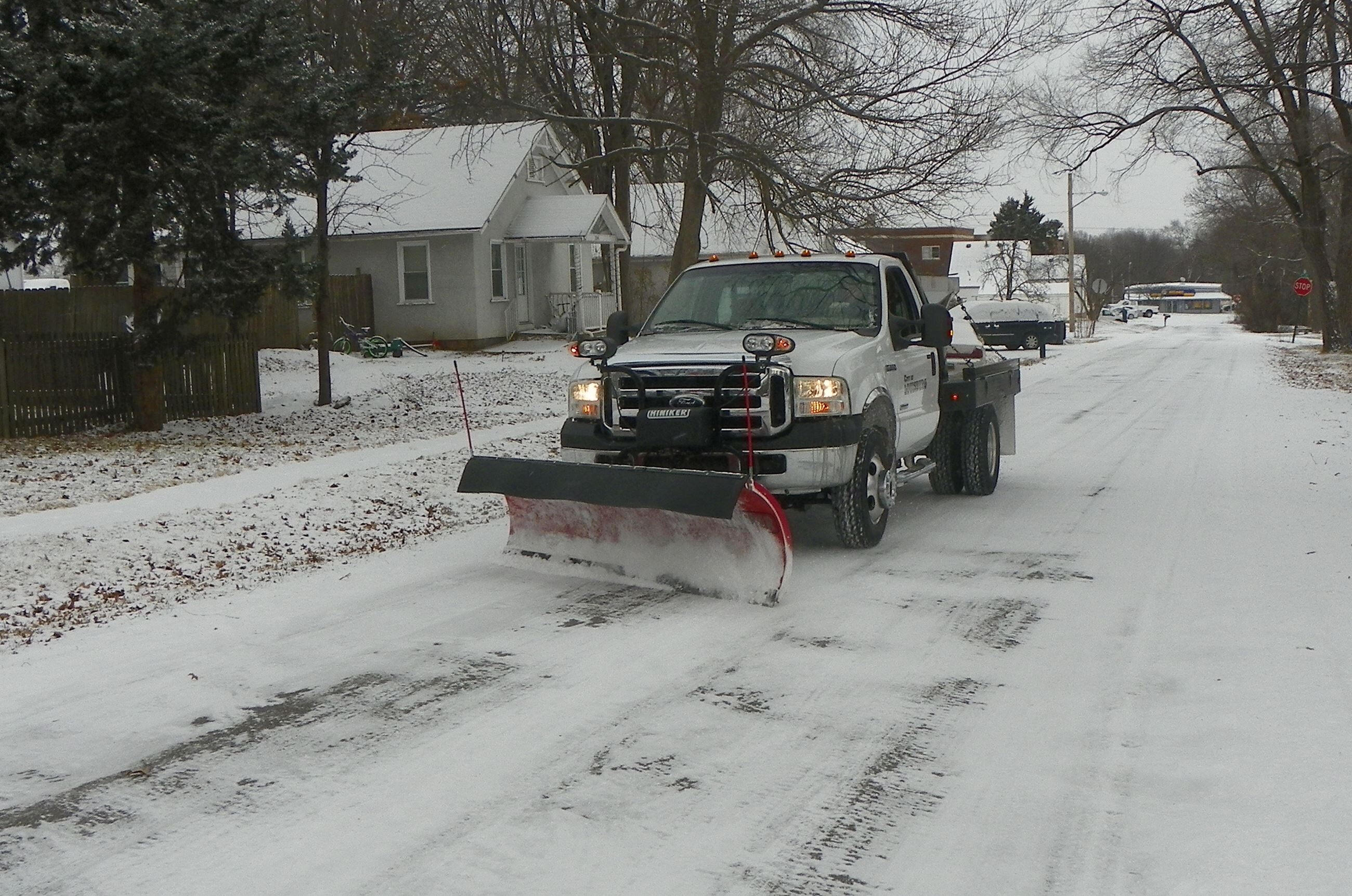 street snow plowing street snow plowing
